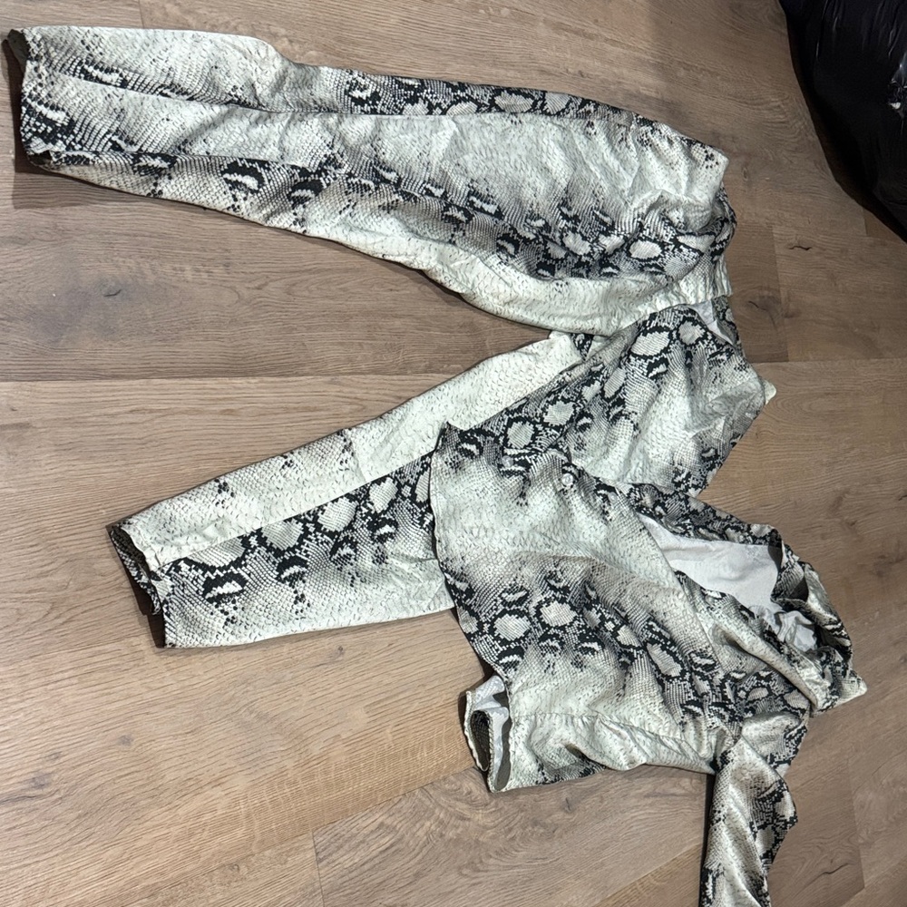 Missguided Snake Print Pants - image 1